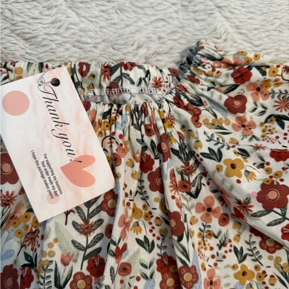 New Handmade Peasant Dress Size 2T